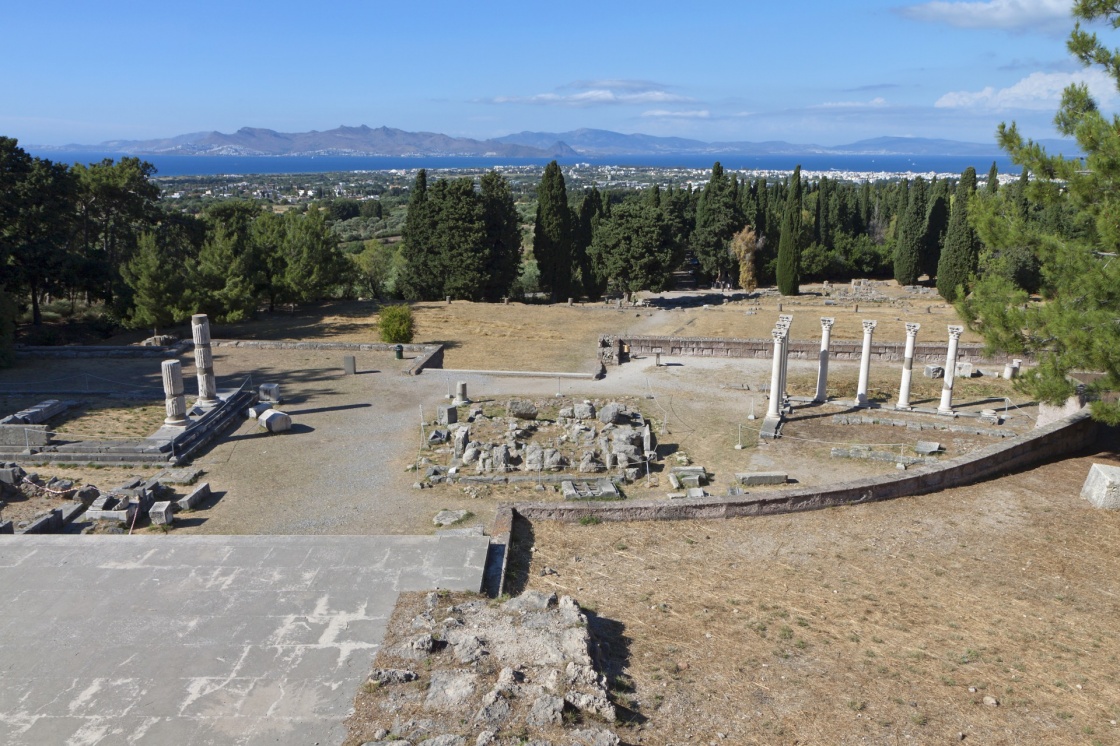 'Ancient site of Asclepeion at Kos island in Greece' - Κως